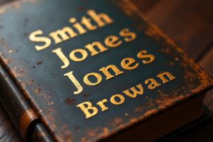 Die beliebtesten englischen Nachnamen im Überblick